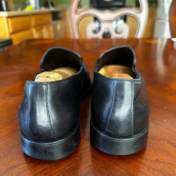 Bruno Magli Black Leather Loafers Mens 10.5 Made in Italy main image 9